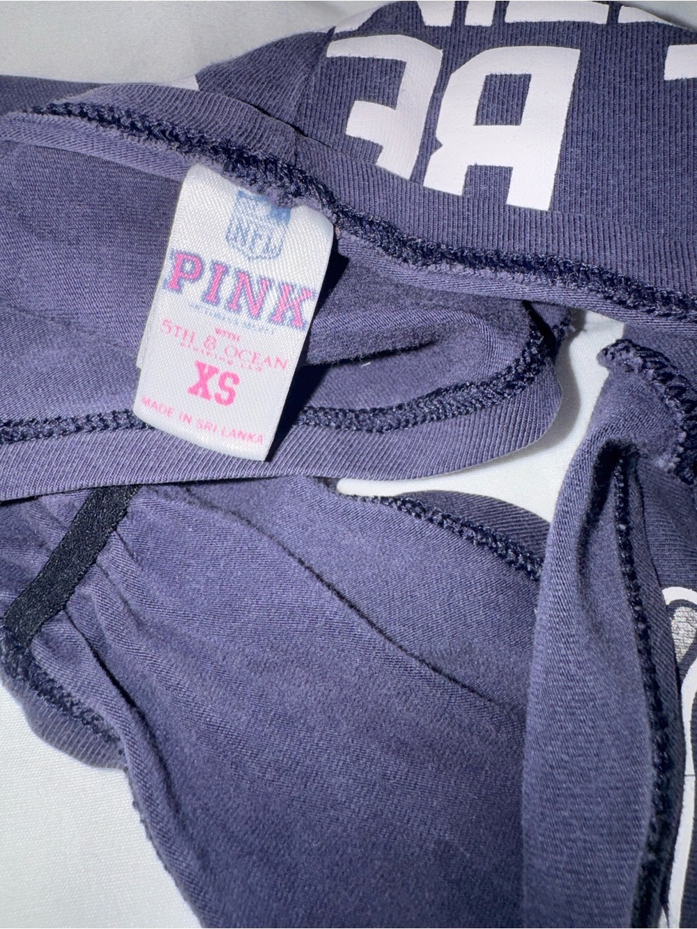 PINK, NFL, New England patriots cheeky panties, size XS - Picture 3 of 3